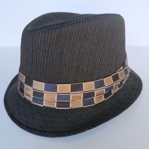 Vintage‎ UBI Men's Grey Fedora Hat sz Medium/Large - M1006.2